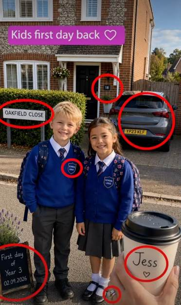 Photo of children returning to school