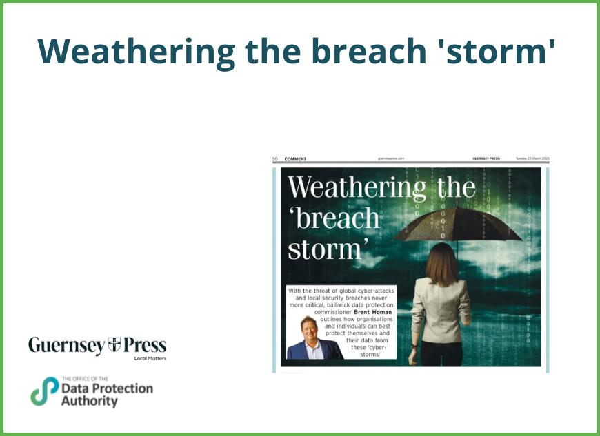 Weathering the breach storm