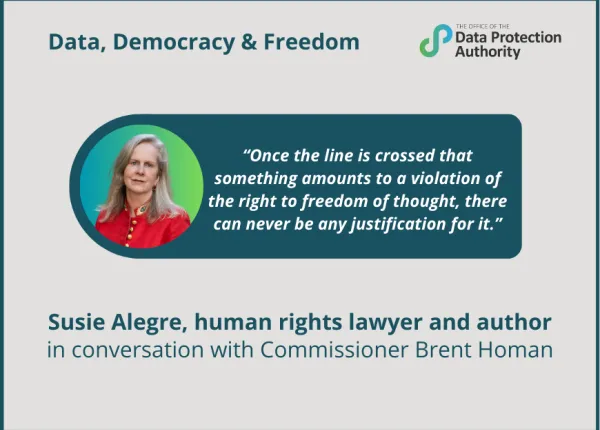 Data, Democracy and Freedom with Susie Alegre