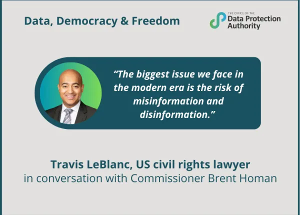 Data, Democracy and Freedom with Travis LeBlanc