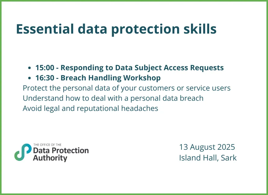 Essential data protection skills workshops